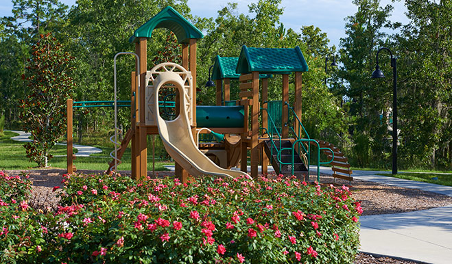Community playground at Pine Ridge Plantation in Jacksonville